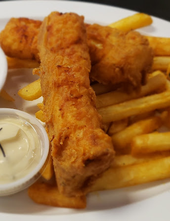 Catfish and conch from Skeebo's